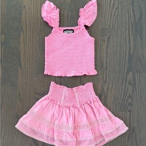 Katie J NYC Pink Kids Matching Set